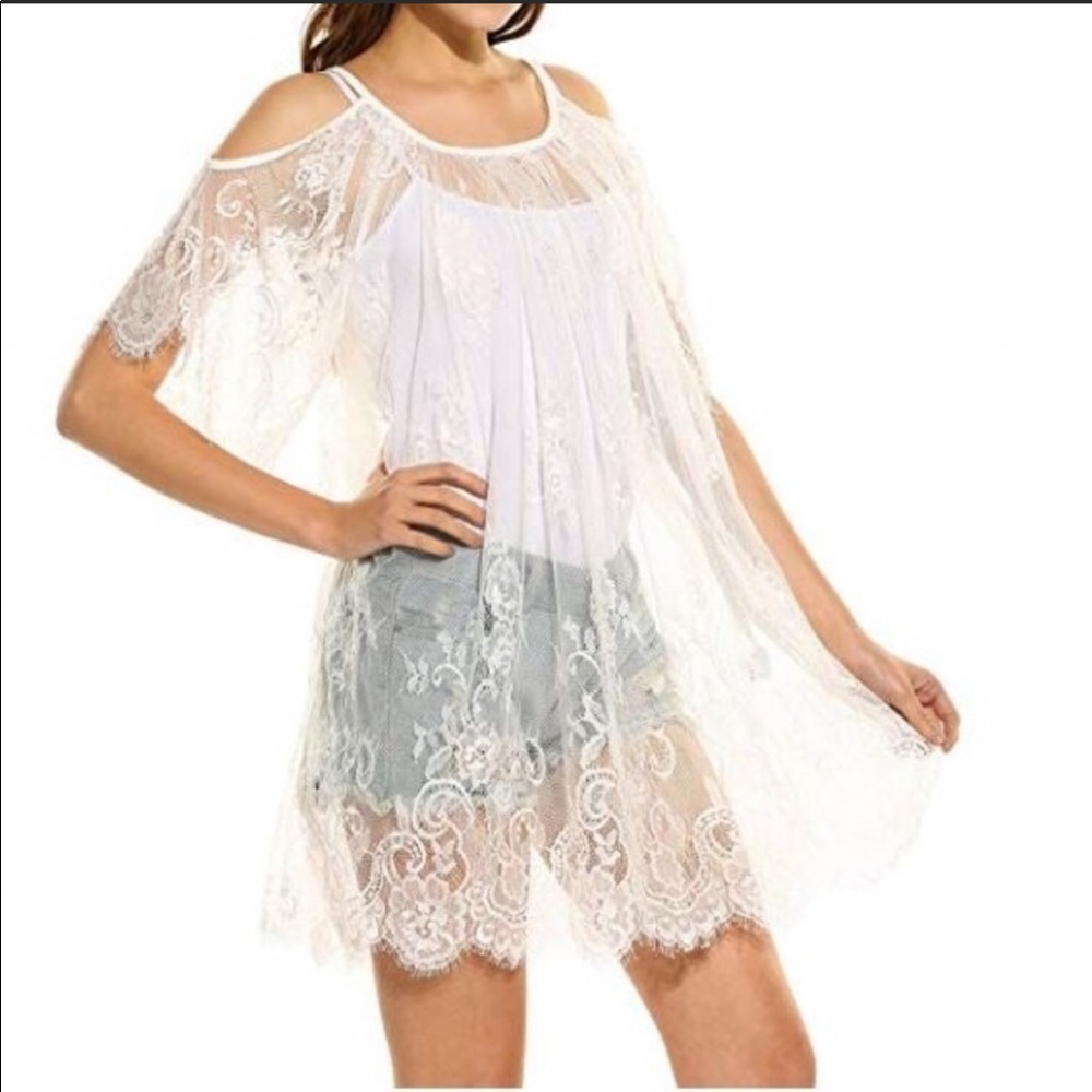 ❣️❣️SALE❣️❣️Lace Tunic or Beach Coverup